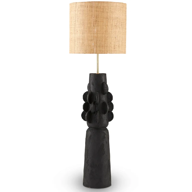 fabric table lamps with a linen shade for a relaxed and breathable lookTotem #1 Table Lamp Black fabric table lamps with a linen shade for a relaxed and breathable lookTotem #1 Table Lamp Black