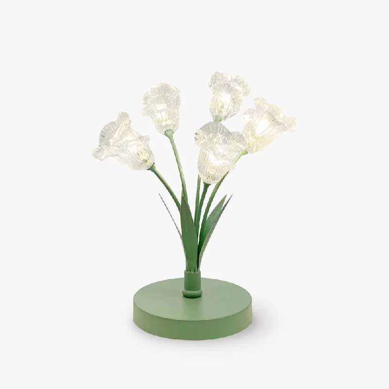 leather table lamps with a distressed texture for a rugged charmTulip Flower Table Lamp leather table lamps with a distressed texture for a rugged charmTulip Flower Table Lamp
