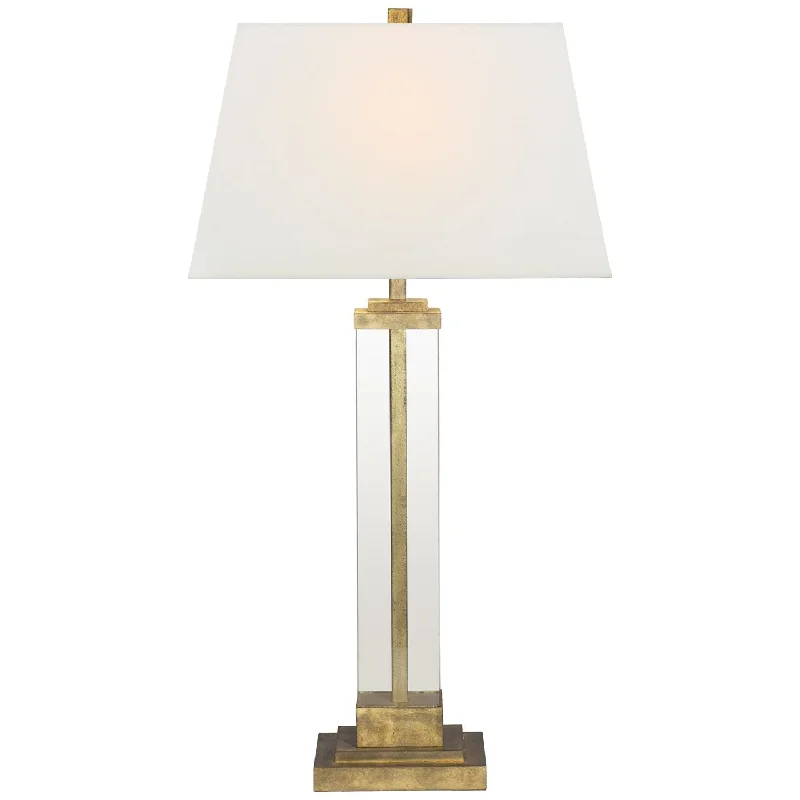 leather table lamps with a distressed texture for a rugged charmWright Table Lamp