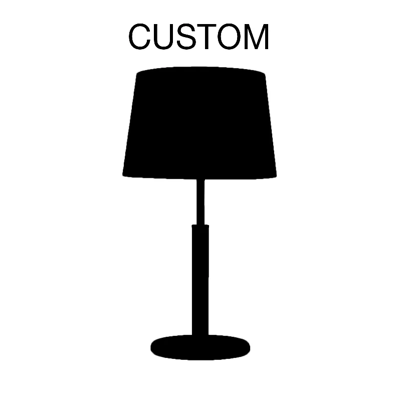 leather table lamps with a distressed texture for a rugged charmCustom Table Lamp